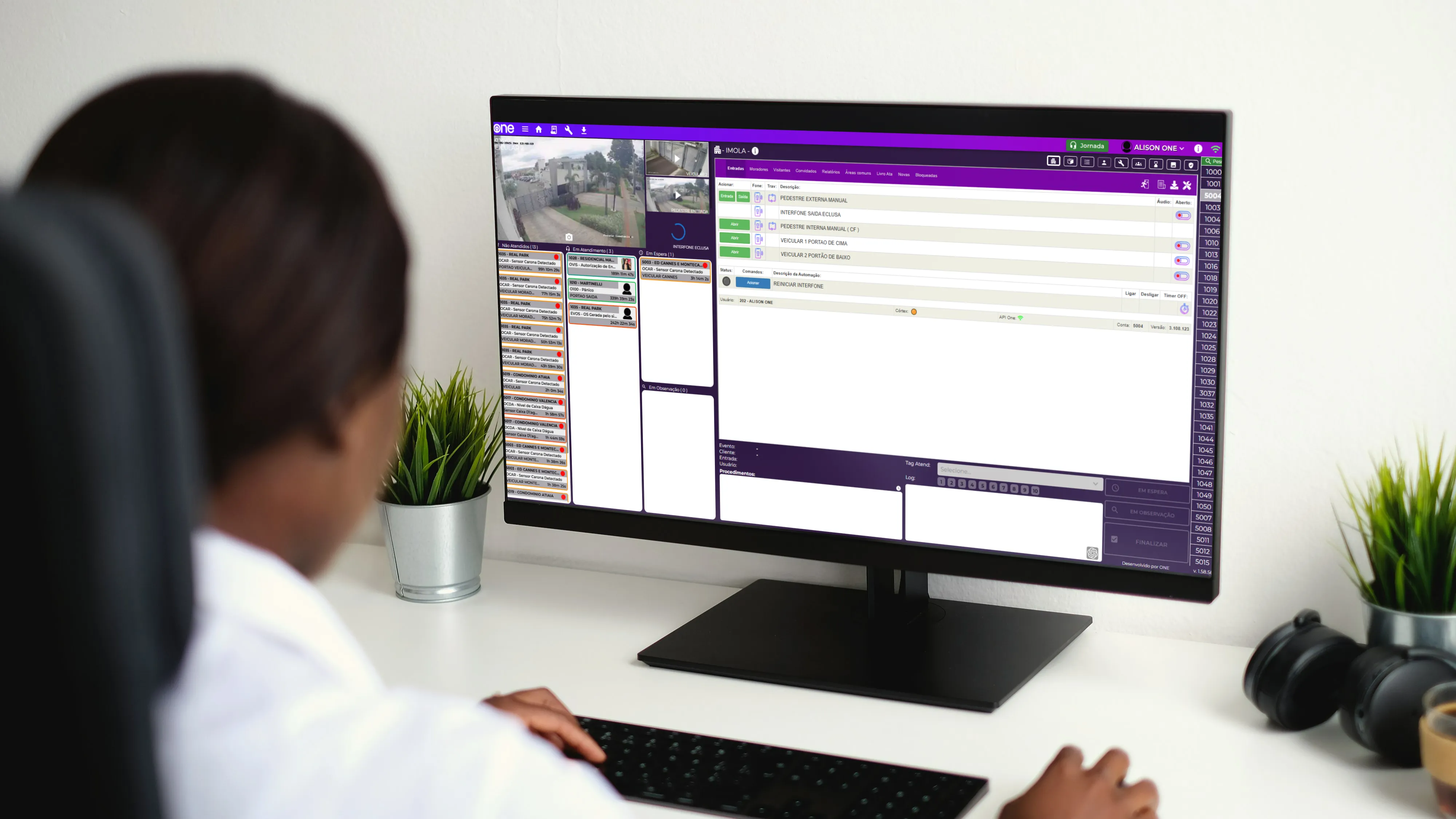 One Plus, sistema de de Monitoramento e controle Operacional