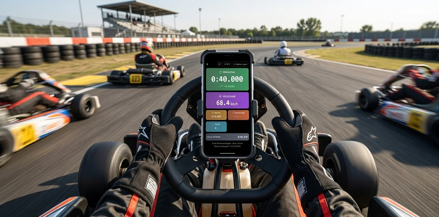 Tela de gestão de corridas do One Race